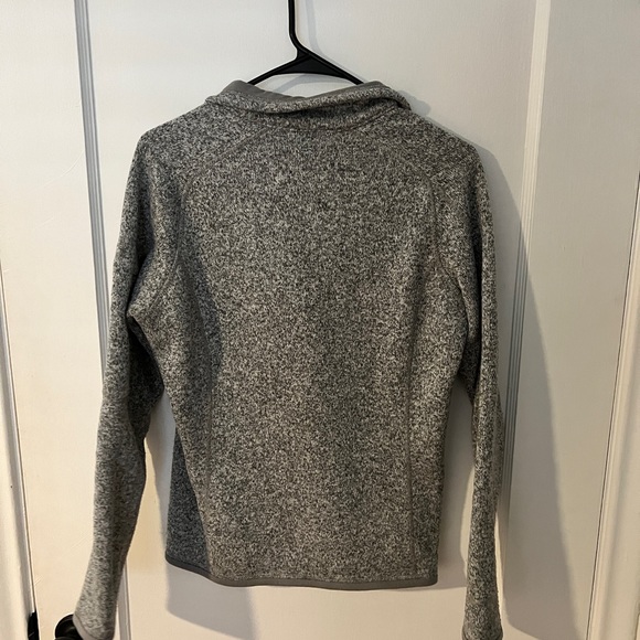 Patagonia | Women's Better Sweater® 1/4-Zip Fleece | Grey - Picture 3 of 6